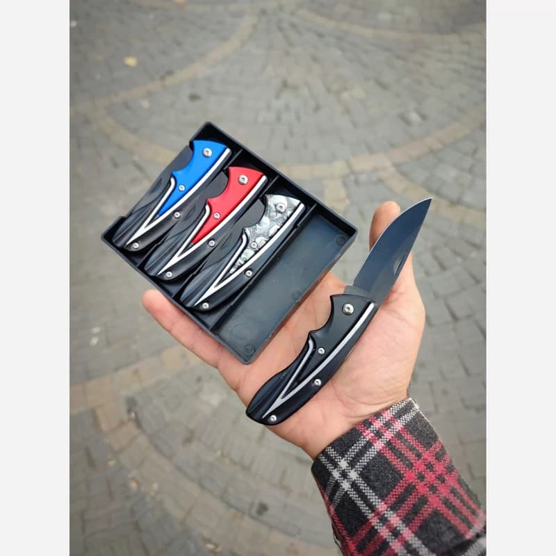 چاقو جیبی تاشو رنگی