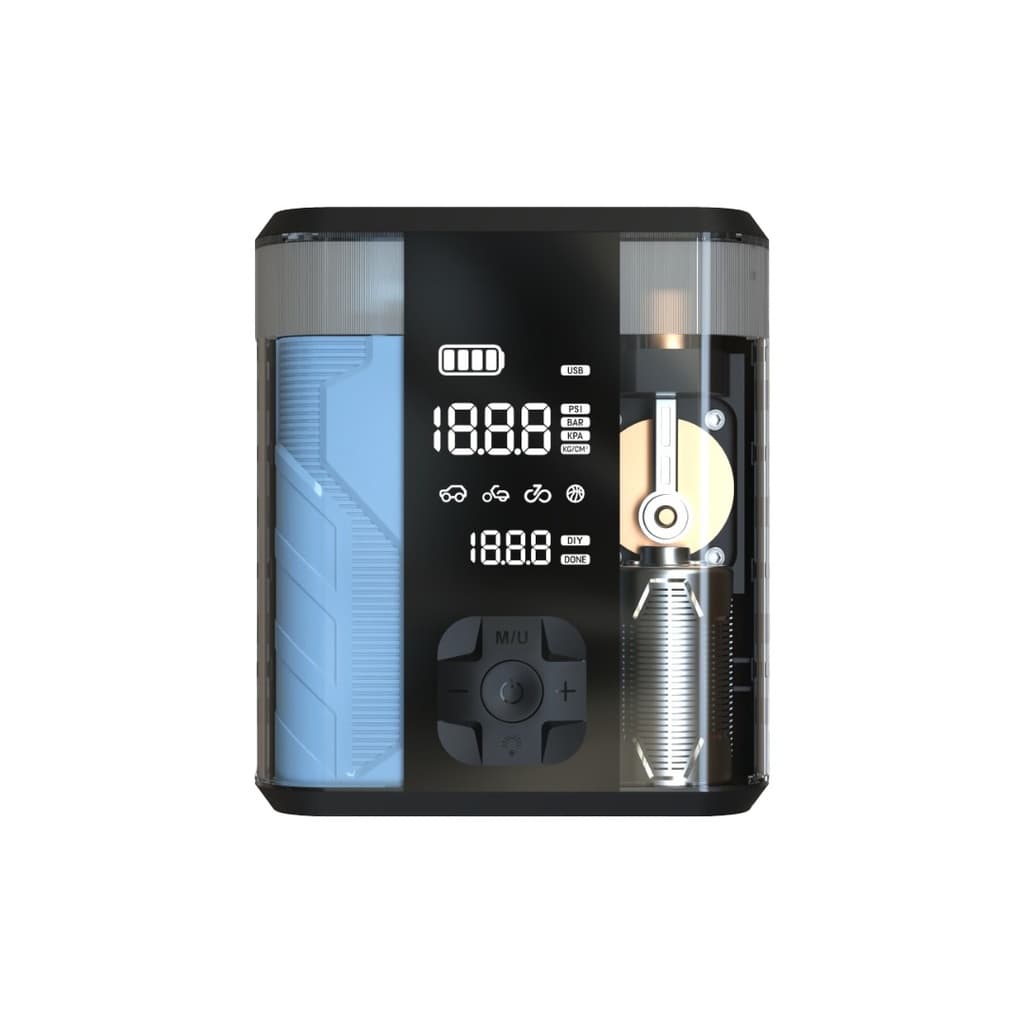 جامپ استارتر و کمپرسور باد پاورولوژی Powerology 8800mAh Jump Start Air Compressor PPBCHA47 — تصویر ۴