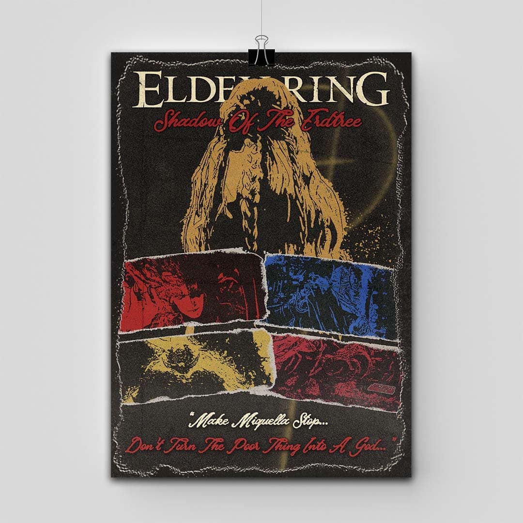 پوستر Elden Ring طرح Shadow Of The Erdtree — تصویر ۲