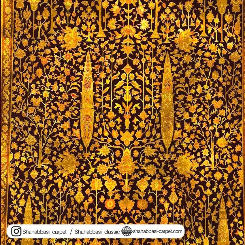 فرش 77 رج کد 77117 زرشکی — تصویر ۵