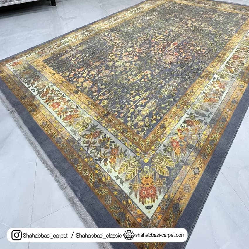 فرش 77 رج کد 77117 طوسی — تصویر ۳