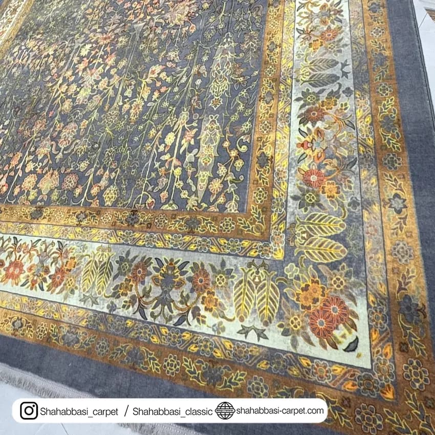 فرش 77 رج کد 77117 طوسی — تصویر ۵