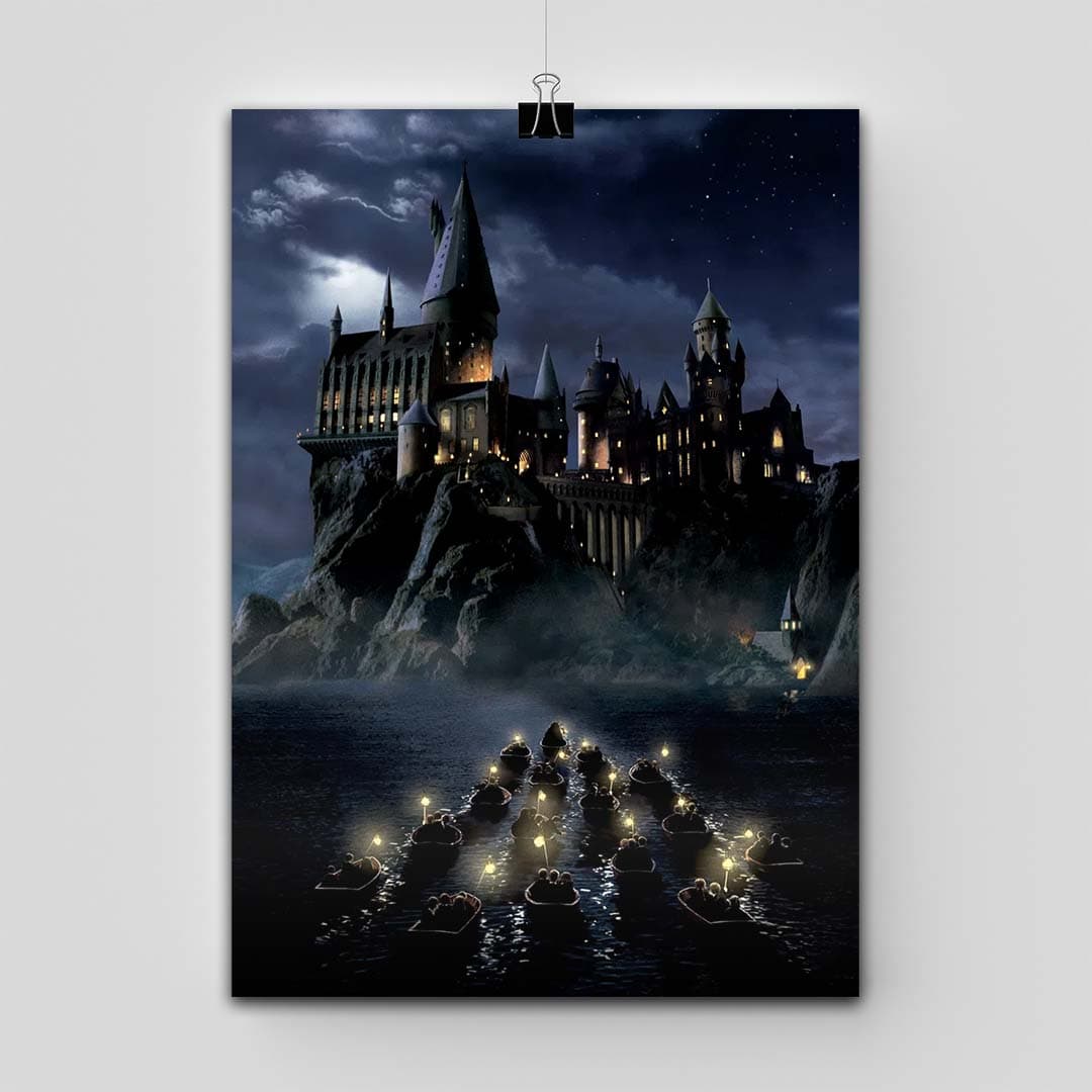 پوستر Harry Potter طرح Hogwarts boats — تصویر ۲