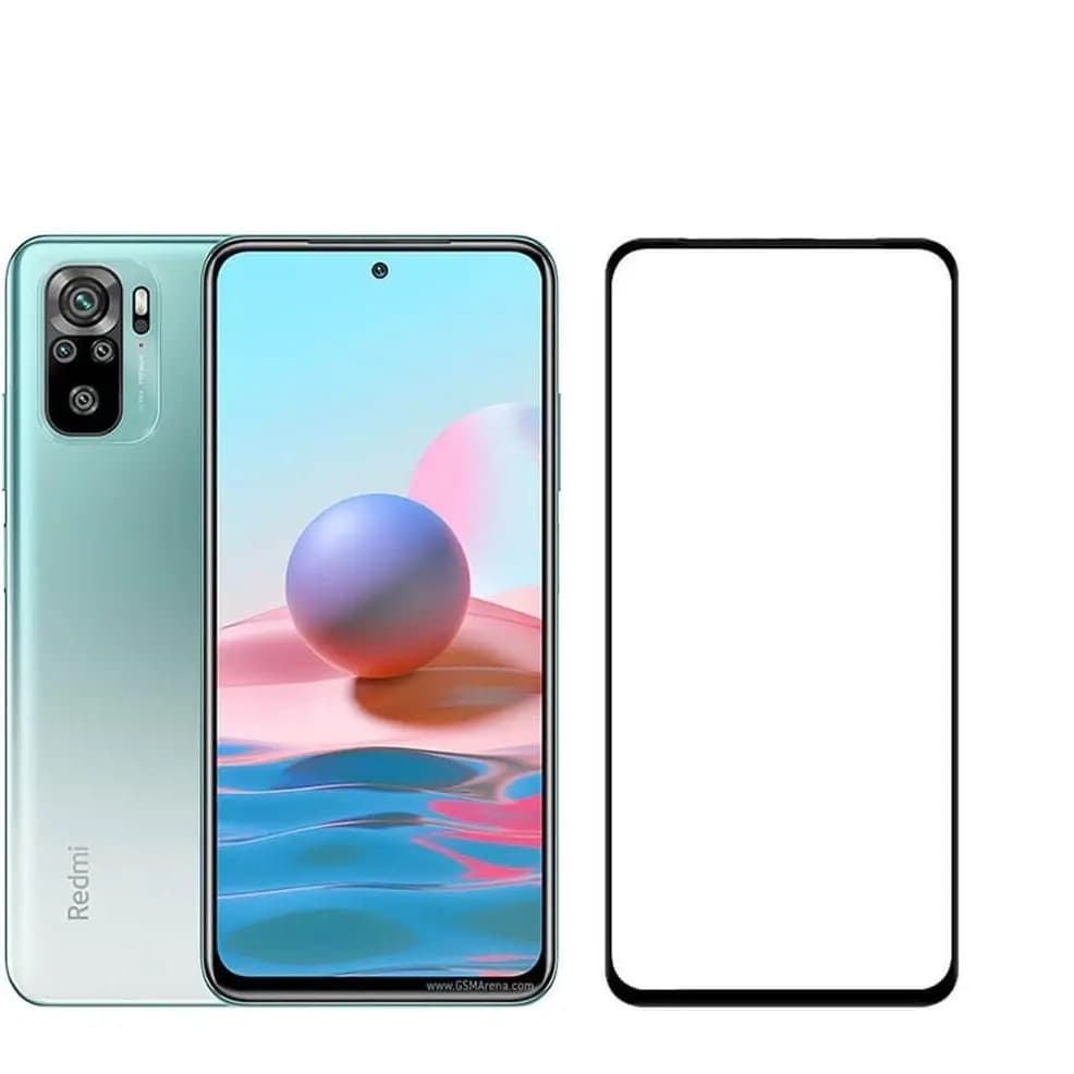 گلس محافظ شیائومی Redmi Note 10S مدل فول تمام صفحه