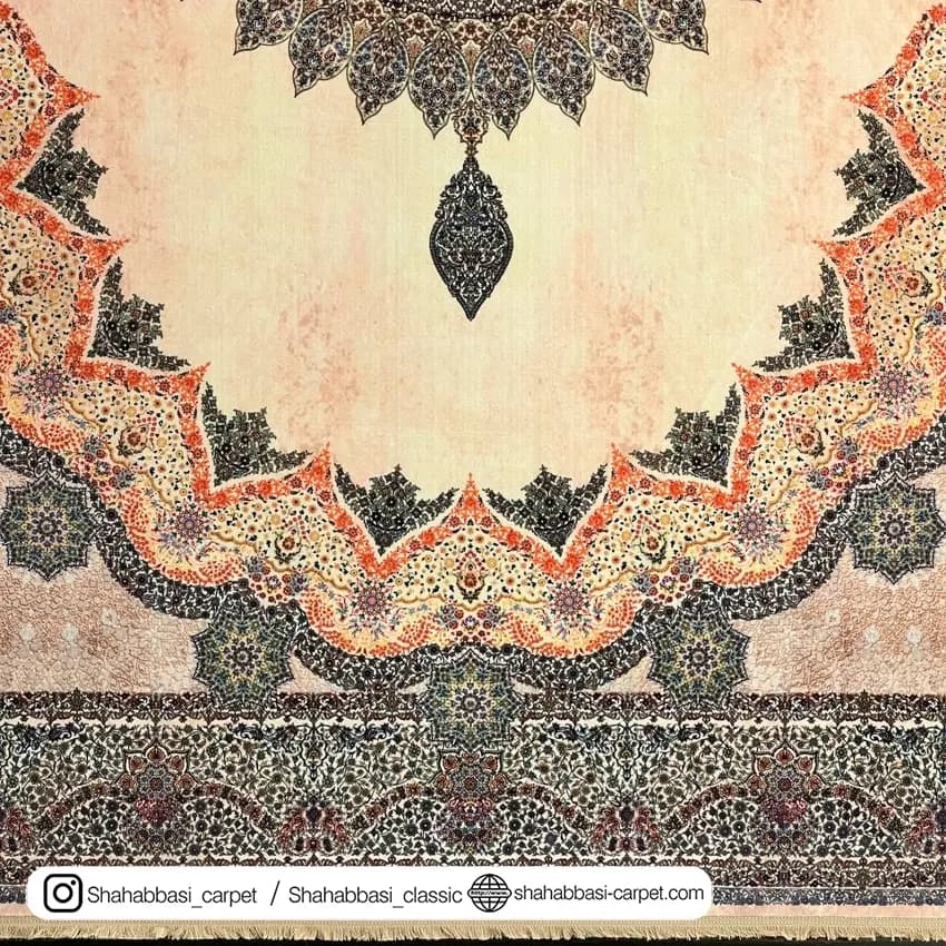 فرش 77 رج کد 77113 کرم — تصویر ۵