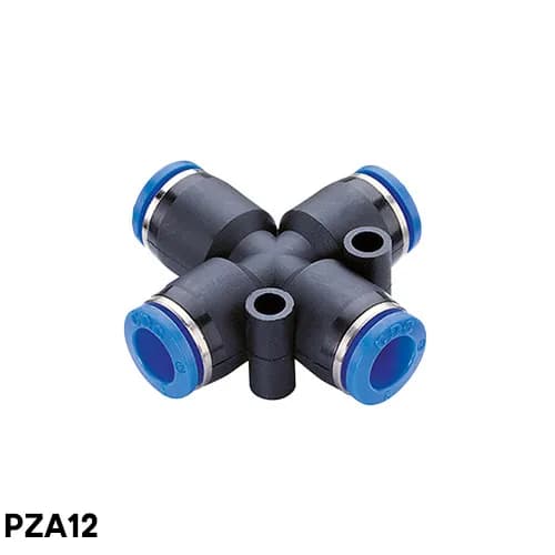 اتصال چهار راهی شیلنگ خور PZA12
