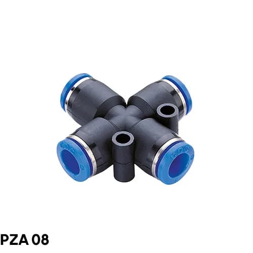 اتصال چهار راهی شیلنگ خور PZA 08
