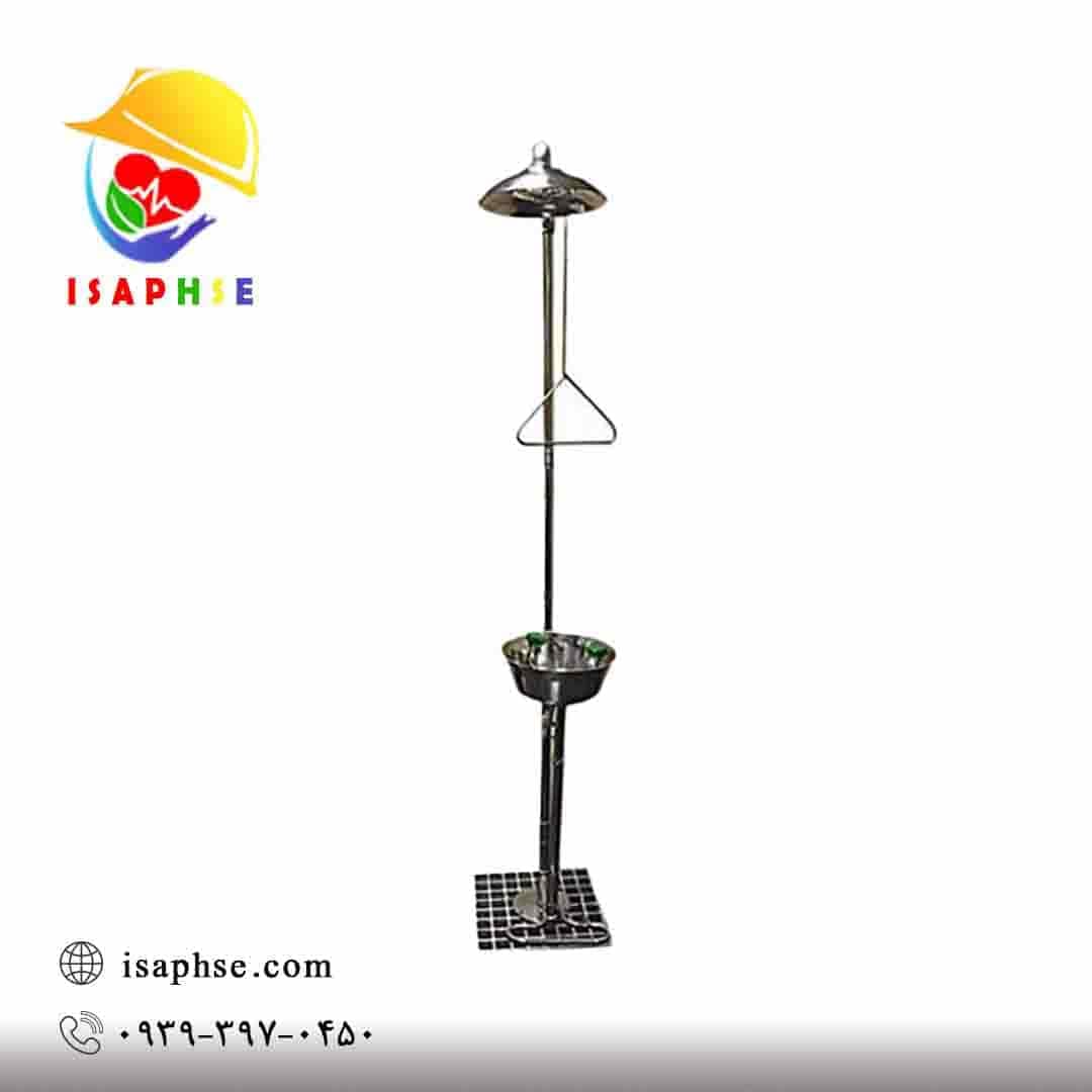 دوش و چشم شوی تمام استیل نیم پدالی 502-450 SP SS