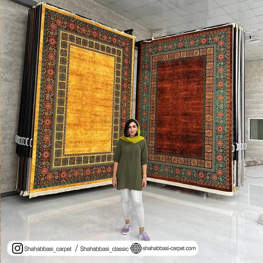 فرش 77 رج کد 77105 زرشکی