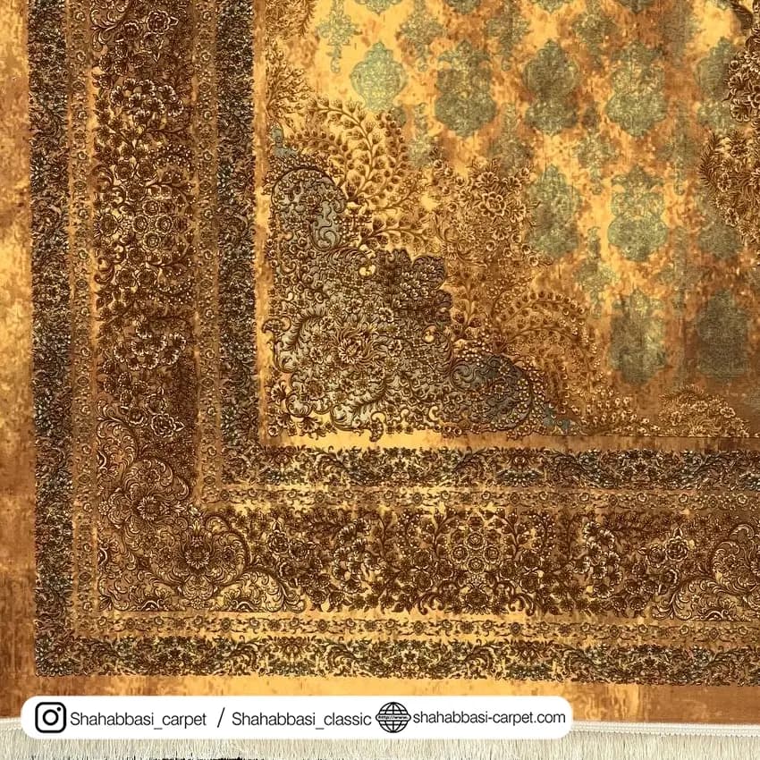 فرش 77 رج کد 77104 خردلی — تصویر ۶