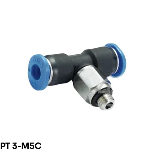 سه راهی مینیاتوری بغل رزوه پنوماتیک 3-M5C سی دی سی (CDC)