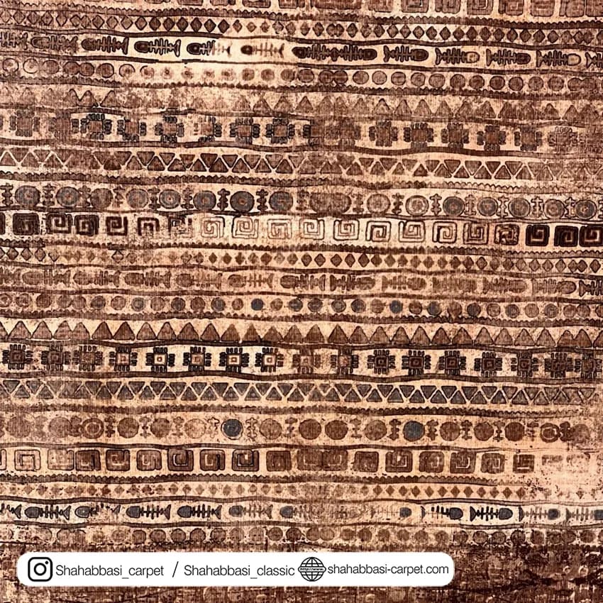 فرش ماشینی کد 500110 نسکافه ای — تصویر ۳