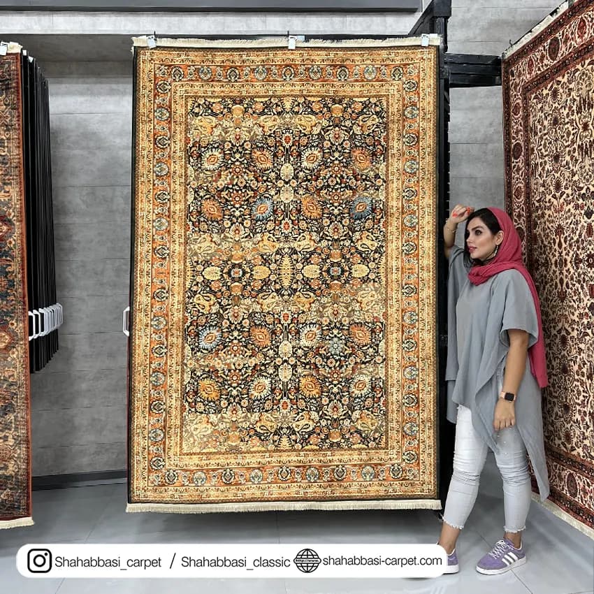 فرش سنتی کد 800119 آجری