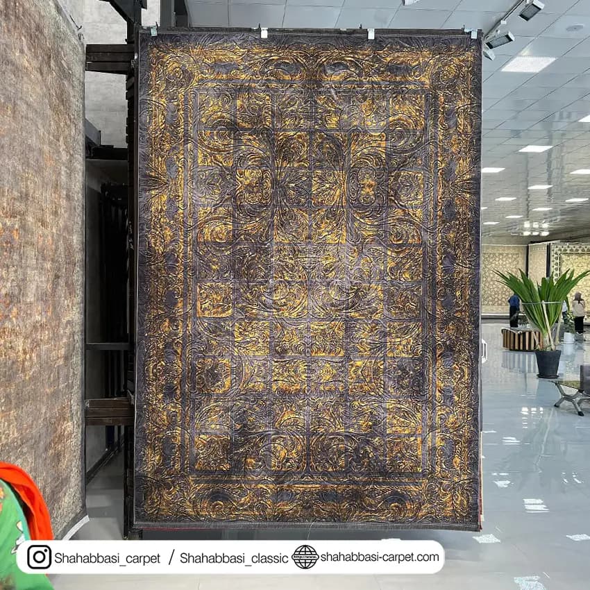 فرش سنتی کد 800189 طوسی — تصویر ۳