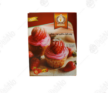 پودر کیک مافین توت فرنگی سحر6عددی(500گرمی)