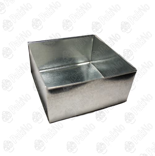 قالب کیک مربع گالوانیزه عرض16 ارتفاع10