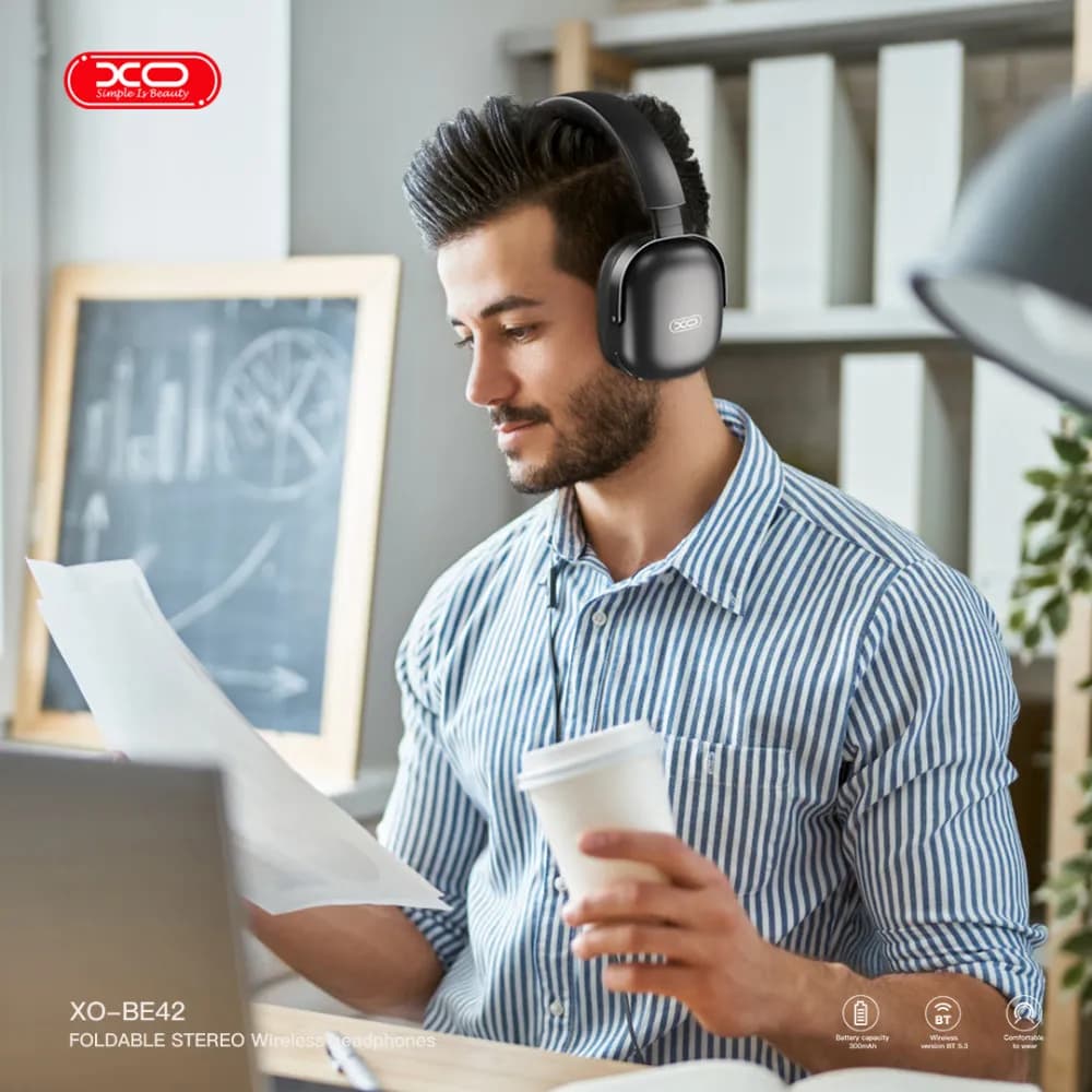 هدفون بلوتوثی ایکس او مدل XO BE42 HEADPHONE — تصویر ۳
