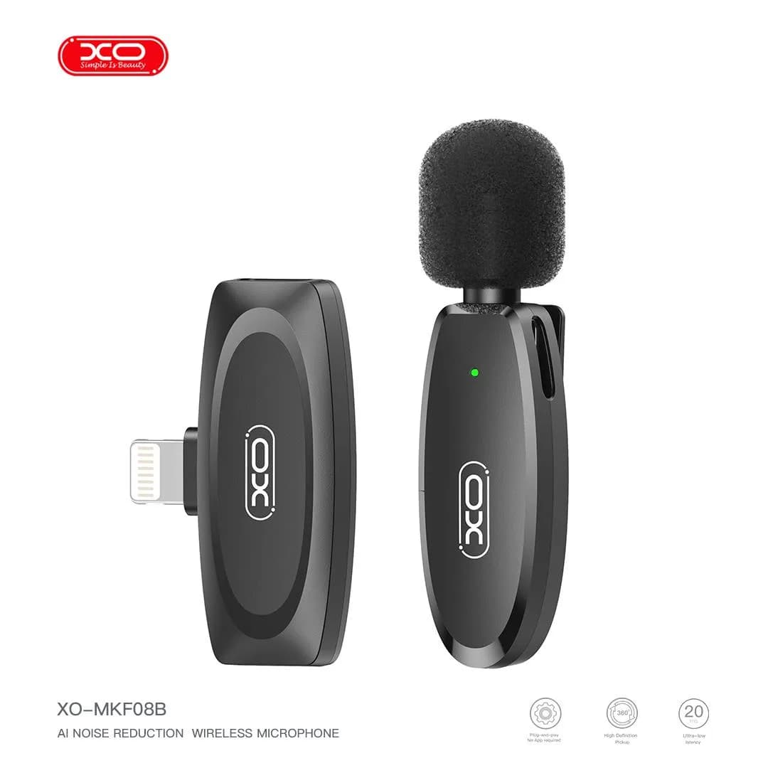 میکروفون یقه ای آیفونی ایکس او مدل XO-MKF08B — تصویر ۲