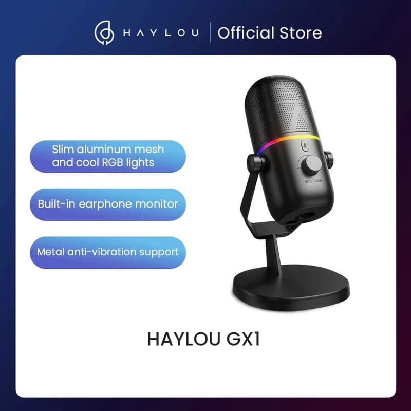 میکروفون سیم دار هایلو مدل HAYLOU GX1 — تصویر ۴