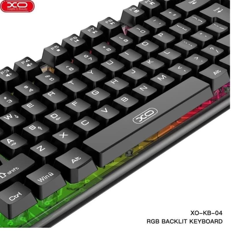 کیبورد مخصوص بازی ایکس او مدل XO KB04 — تصویر ۴