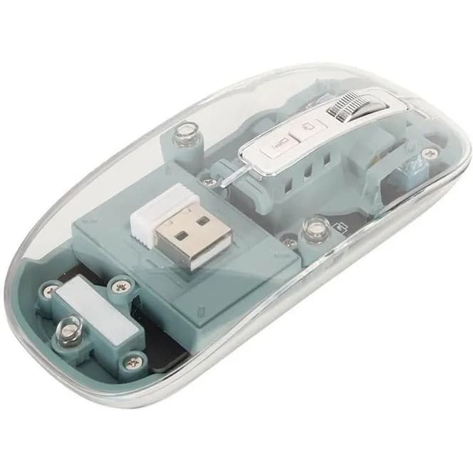 موس بلوتوثی شفاف گرین لاین Green Lion Transparent Mouse Lite — تصویر ۳