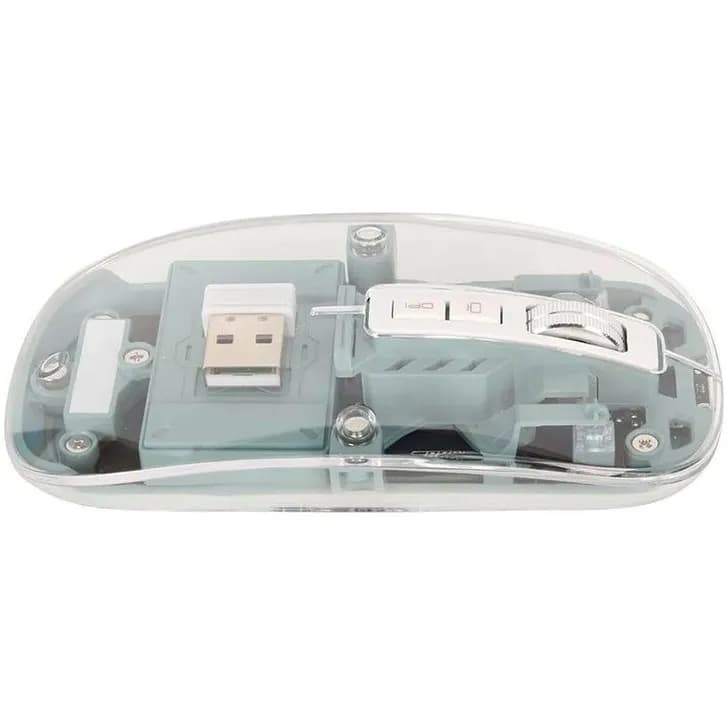 موس بلوتوثی شفاف گرین لاین Green Lion Transparent Mouse Lite — تصویر ۴