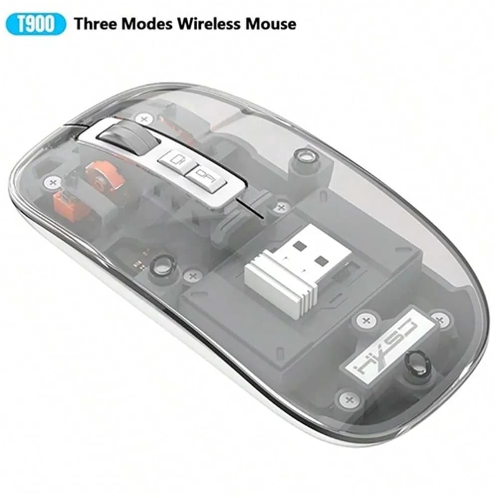 موس بی سیم گرین لاین TRANSPARENT MOUSE GREEN LION — تصویر ۵