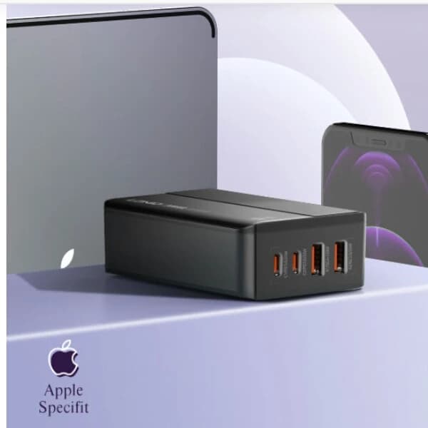 هاب شارژر ۴ پورت الدینیو LDNIO A4808Q توان ۶۵ وات — تصویر ۴