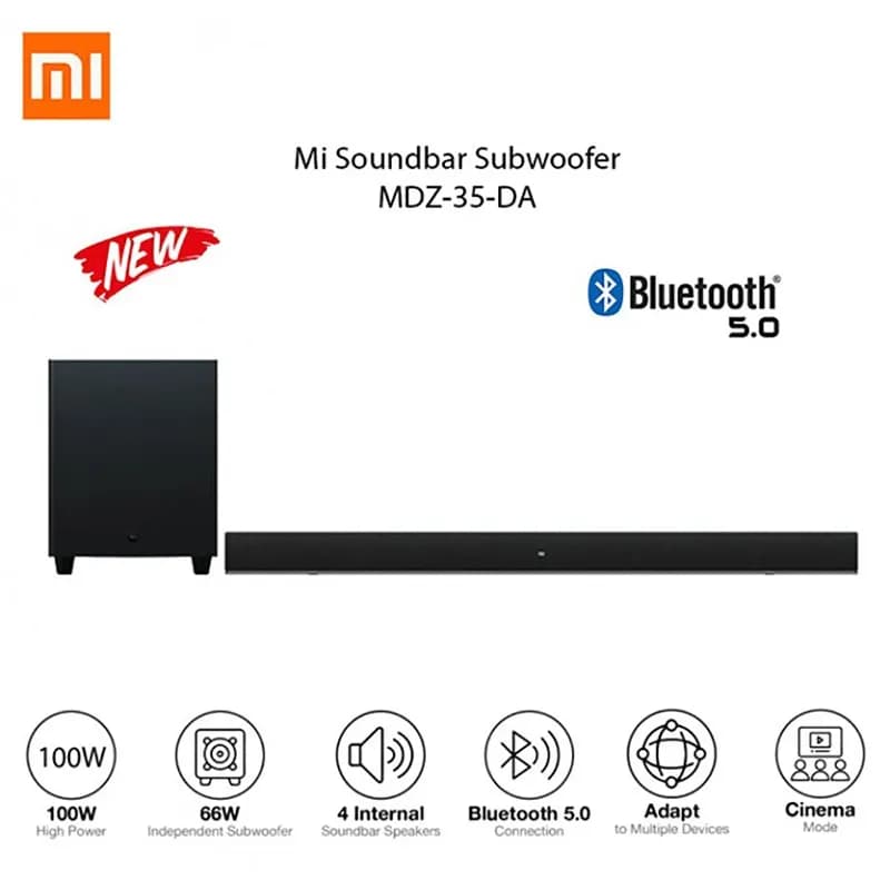 ساندبار شیائومی XIAOMI MI TV SPEAKER CINEMA VERSION MDZ-35-DA — تصویر ۴