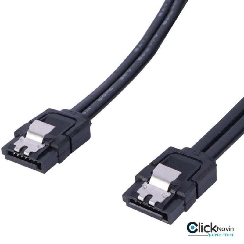 کابل دیتا ساتا قفل دار ( مشکی6g)