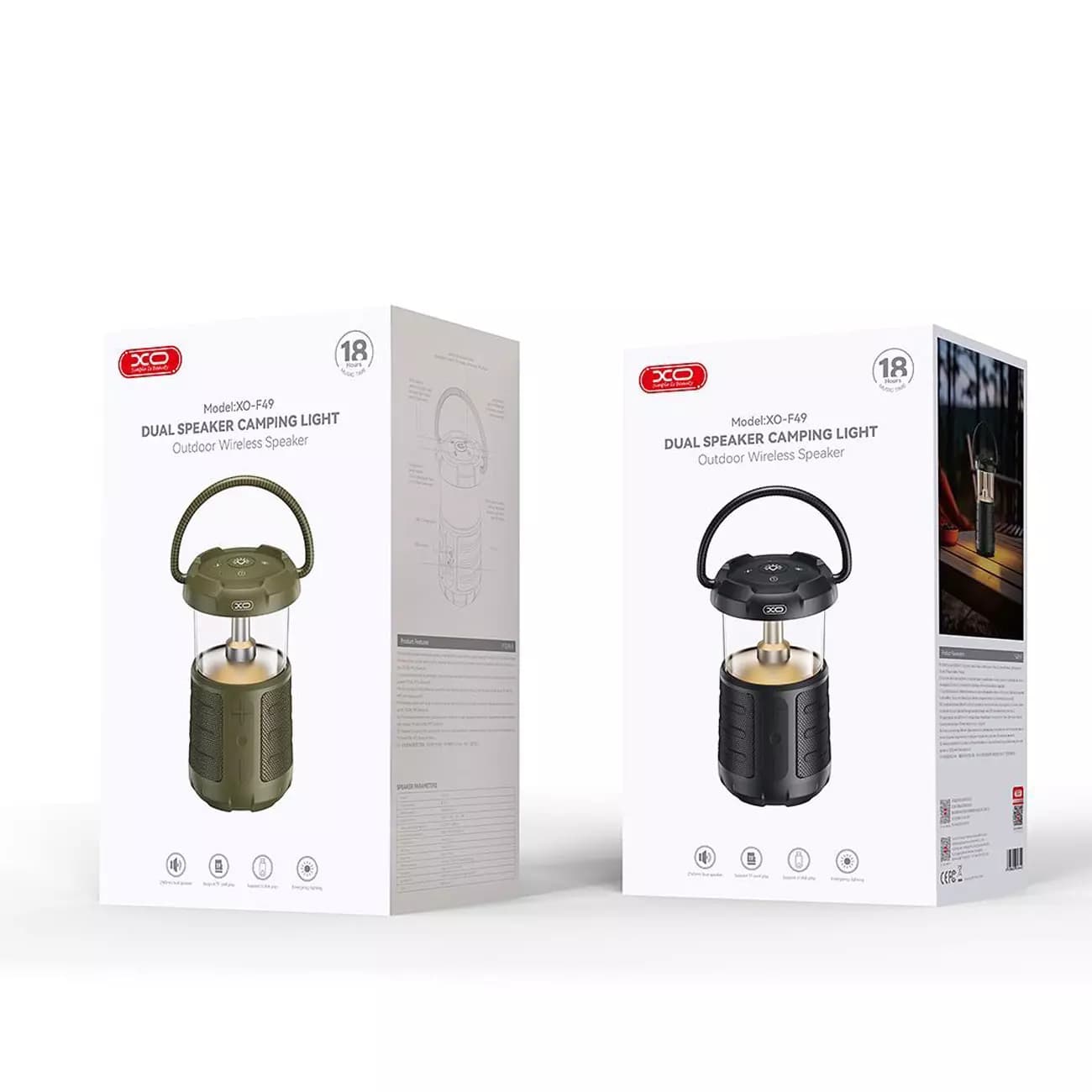 اسپیکر بلوتوثی و چراغ کمپینگ شارژی ایکس او XO F49 — تصویر ۶