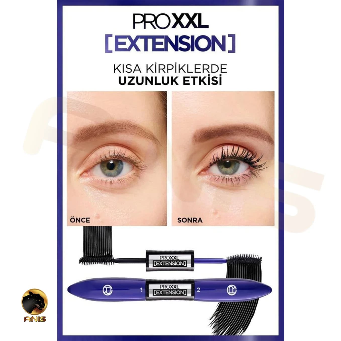 ریمل چشم Pro XXl Extension لورال حجم دهنده دو طرفه 14 میل — تصویر ۲