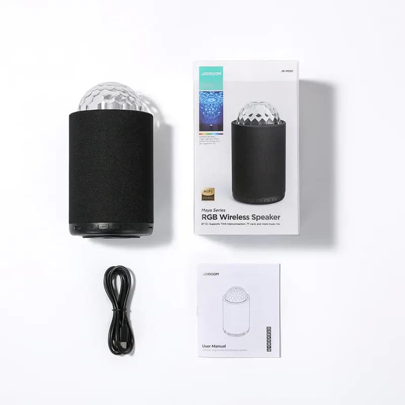 اسپیکر بلوتوث جویروم مدل Joyroom JR-MS01 رم خور — تصویر ۱۱