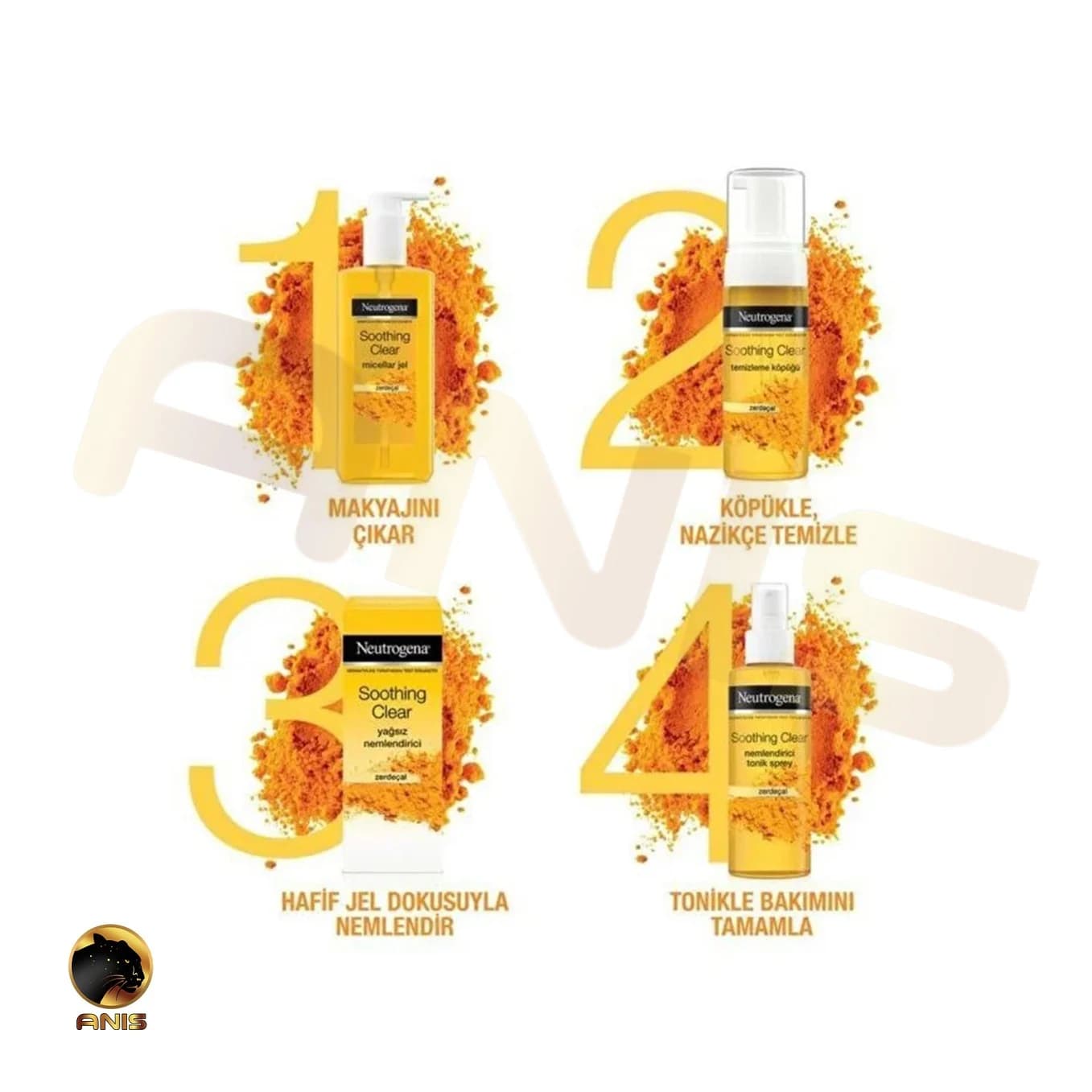 ژل آبرسان نوتروژینا neutrogena مدل زردچوبه 75 میل — تصویر ۳