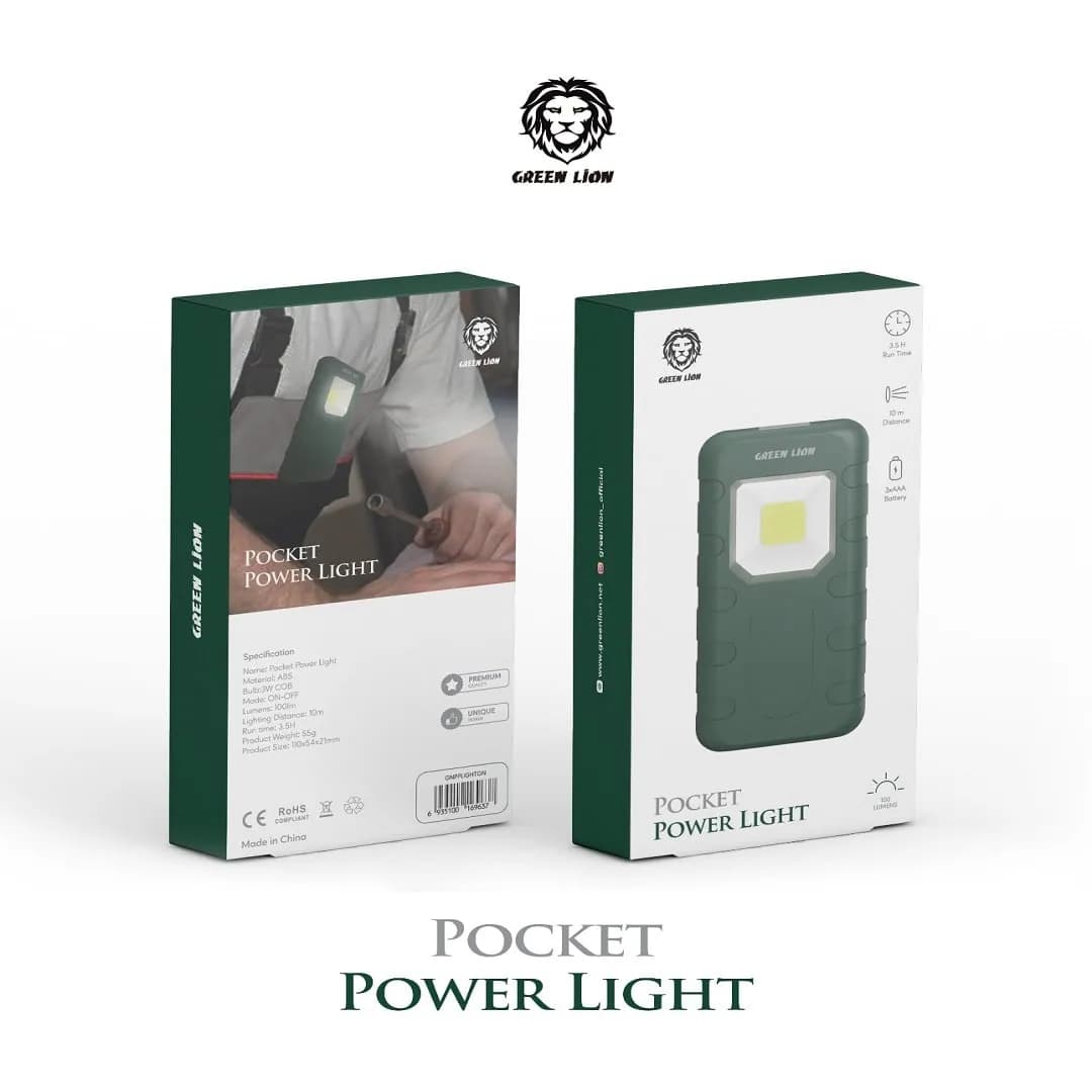 چراغ کار جیبی گرین لاین Green Lion Pocket Power Light — تصویر ۲