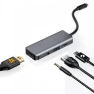 هاب ۴ پورت پرودو Porodo 4 in 1 HDMI 4K USB-C Hub PD-41CHB — تصویر ۵