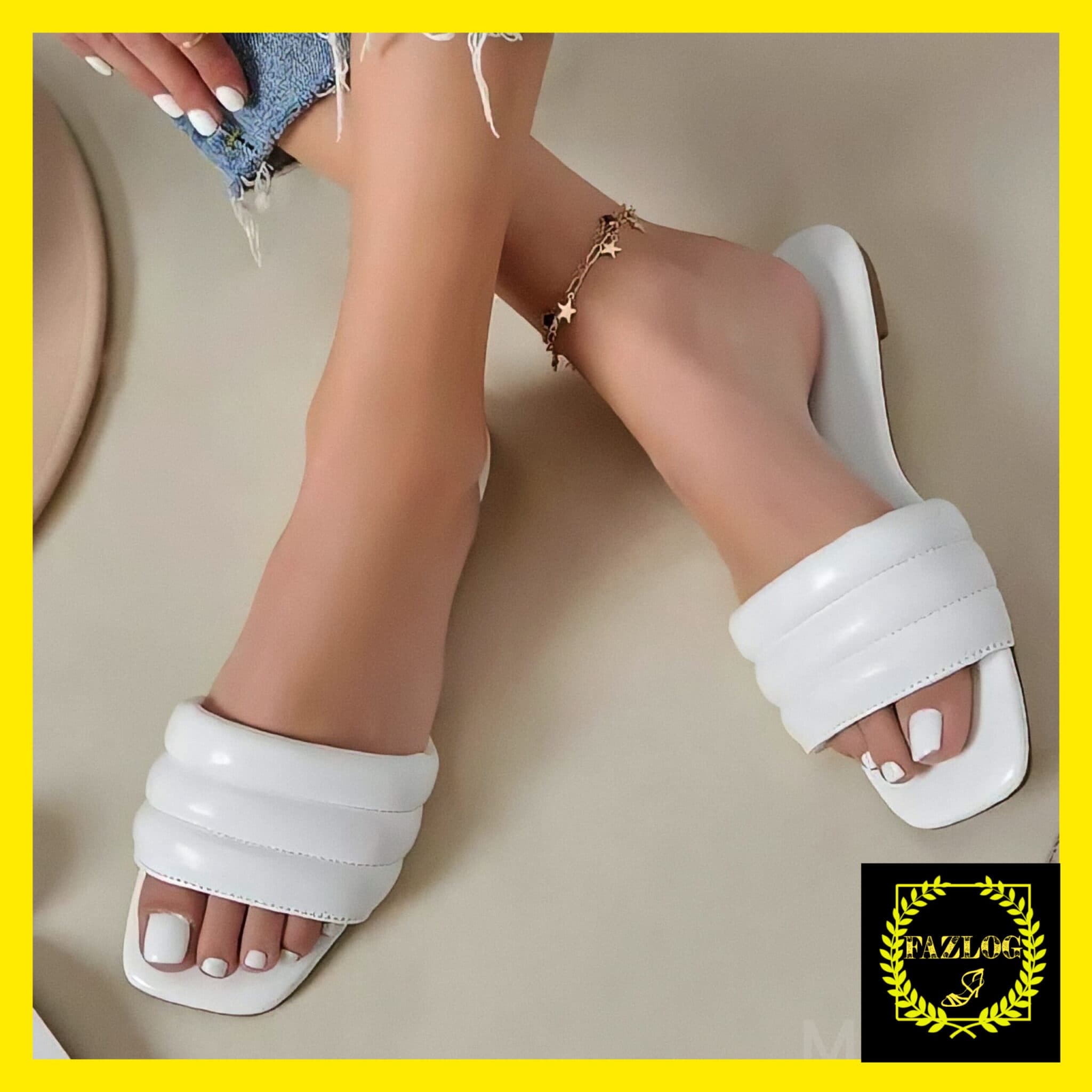 صندل دمپایی روفرشی زنانه شیک ابری