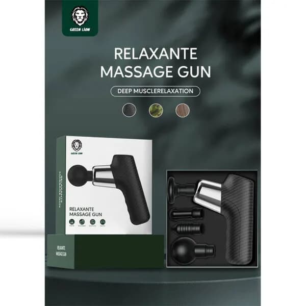 ماساژور تفنگی گرین لاین مدل Green Lion relaxable massage gun — تصویر ۴