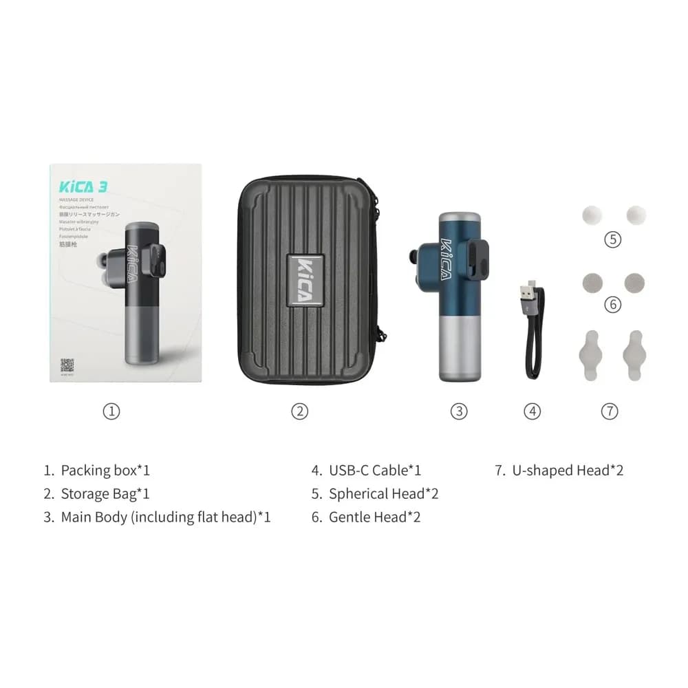 ماساژور تفنگی کیکا مدل KICA 3 MASSAGE GUN — تصویر ۶