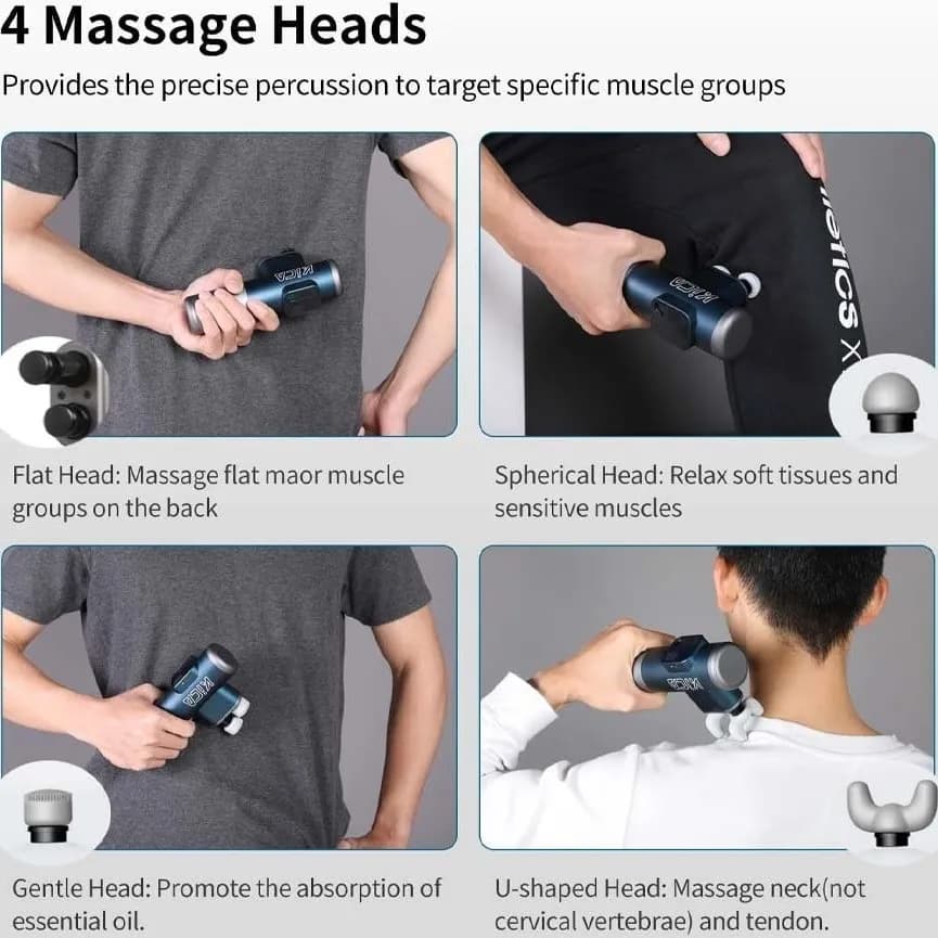 ماساژور تفنگی کیکا مدل KICA 3 MASSAGE GUN — تصویر ۲