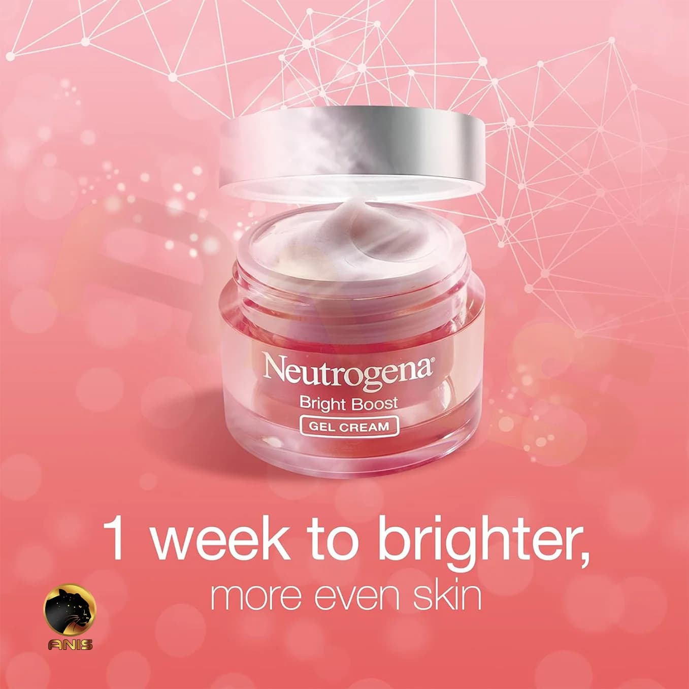ژل کرم ضد پیری Bright Boost نوتروژینا حاوی نئوگلوکوزامین 50 میل — تصویر ۲