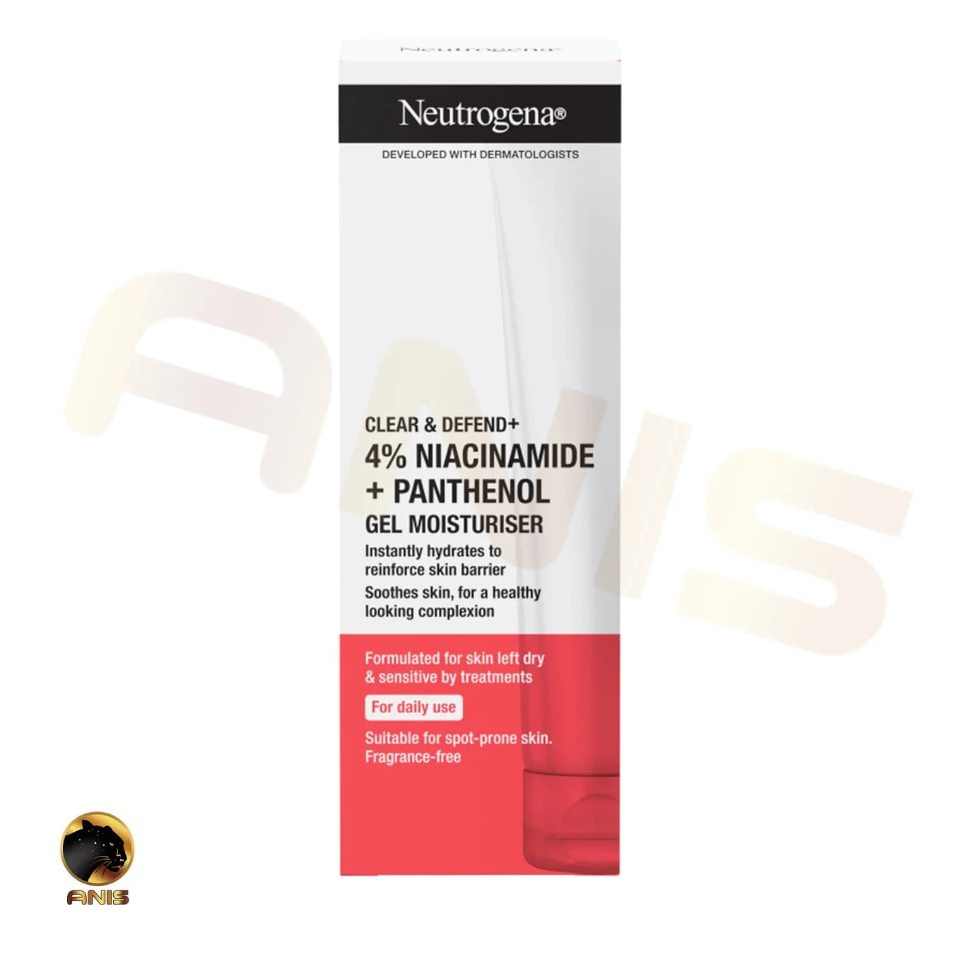 ژل مرطوب کننده Niacinamide نوتروژینا حاوی نیاسینامید و پانتنول 50 میل