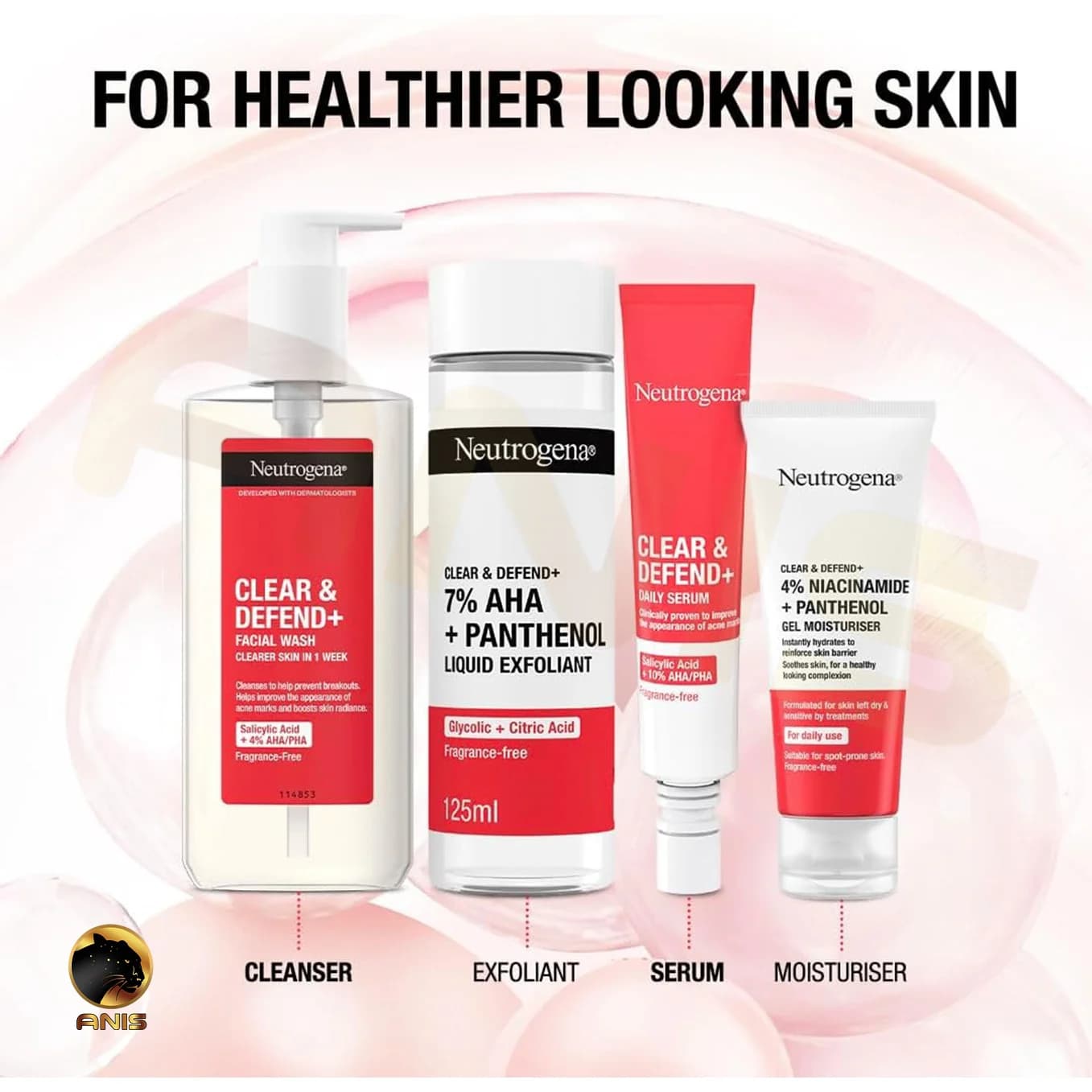 ژل مرطوب کننده Niacinamide نوتروژینا حاوی نیاسینامید و پانتنول 50 میل — تصویر ۴