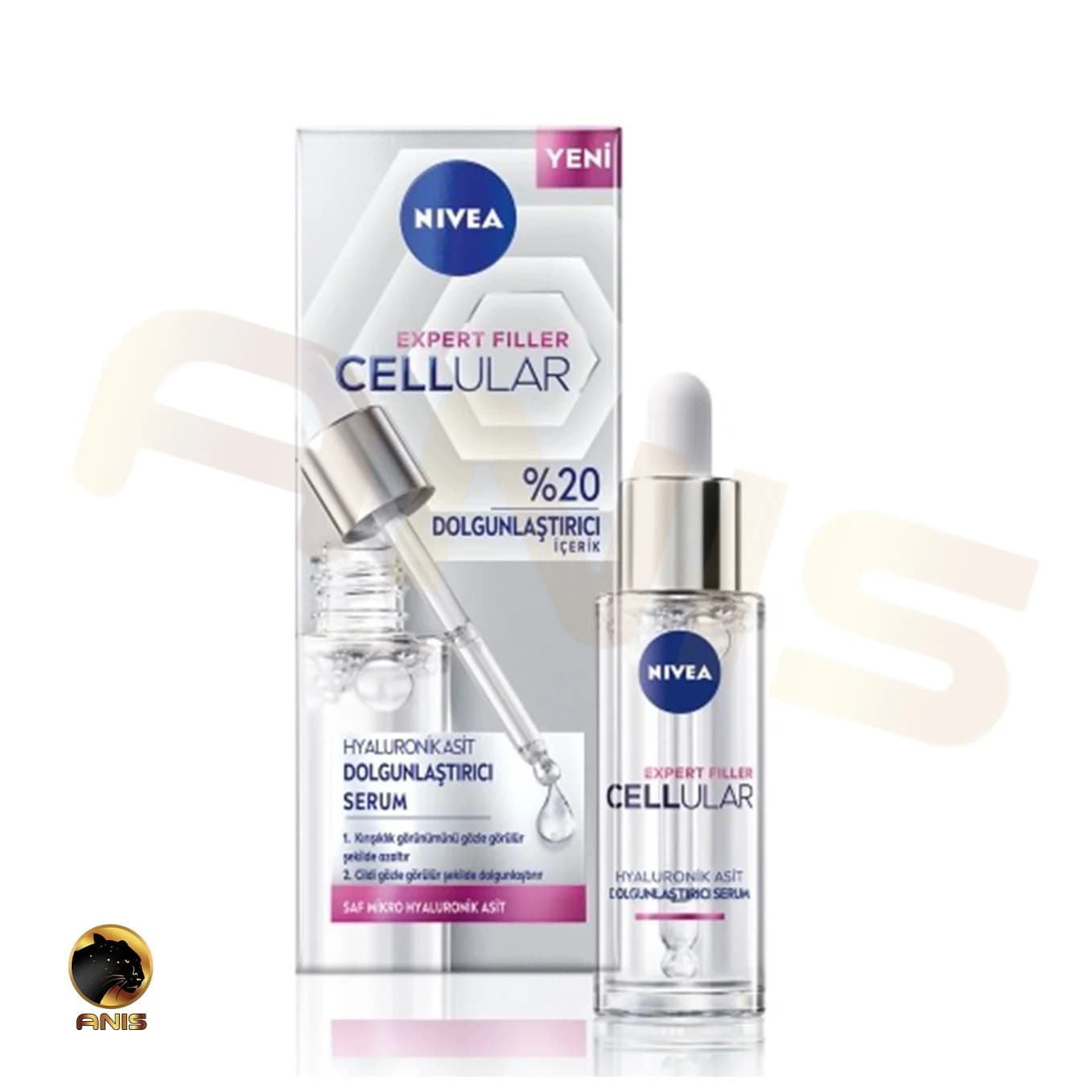 سرم ضد پیری Expert Filler Cellular نیوا حاوی هیالورونیک اسید 30 میل — تصویر ۴