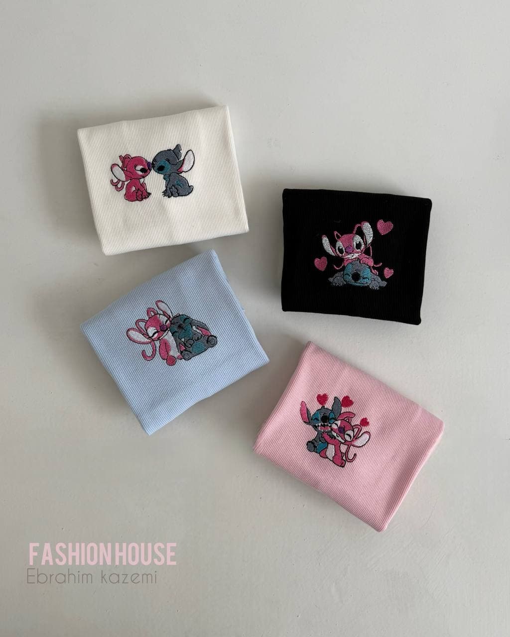 کراپ تا‌‌پ گلدوزی استیچ🐥💕