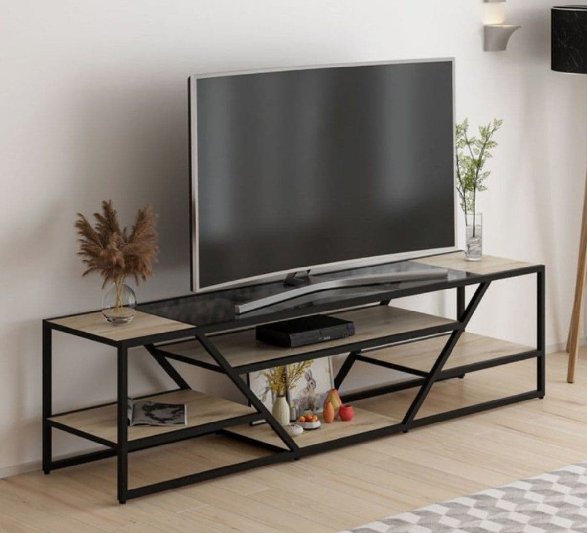 میز تلویزیون پایه فلزی مدل V-076
