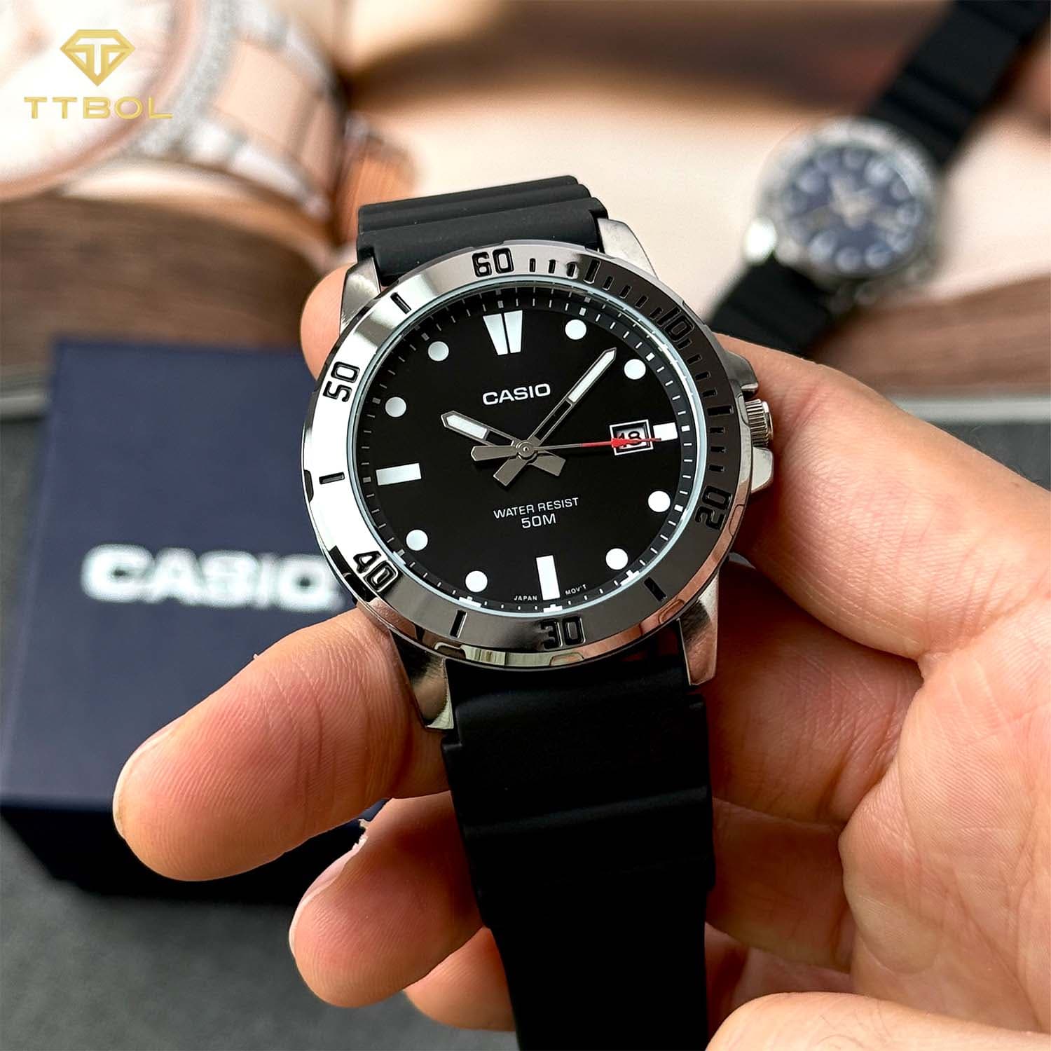 ساعت کاسیو Casio مردانه مدل MTP-VD01-1EV — تصویر ۱۱