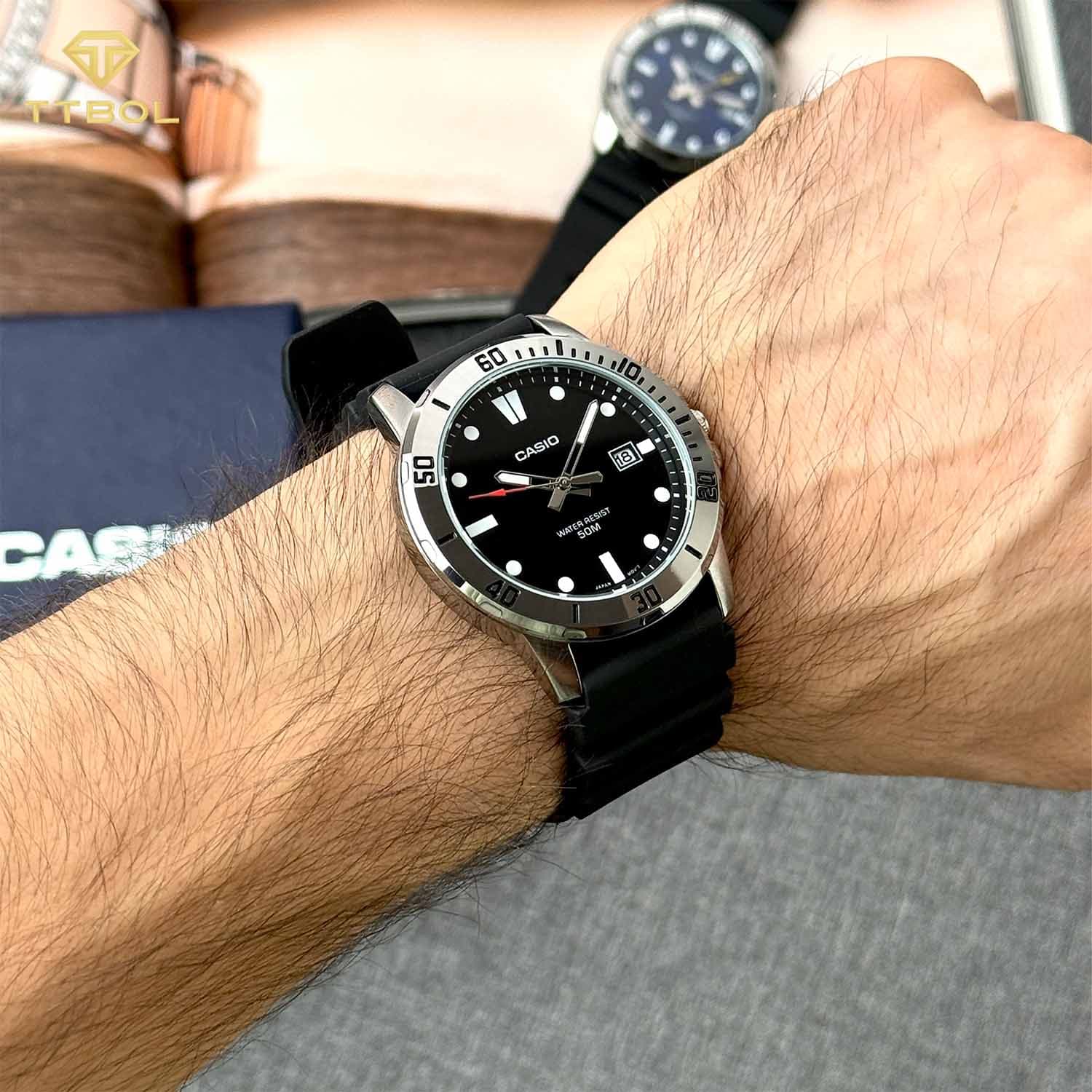 ساعت کاسیو Casio مردانه مدل MTP-VD01-1EV — تصویر ۸