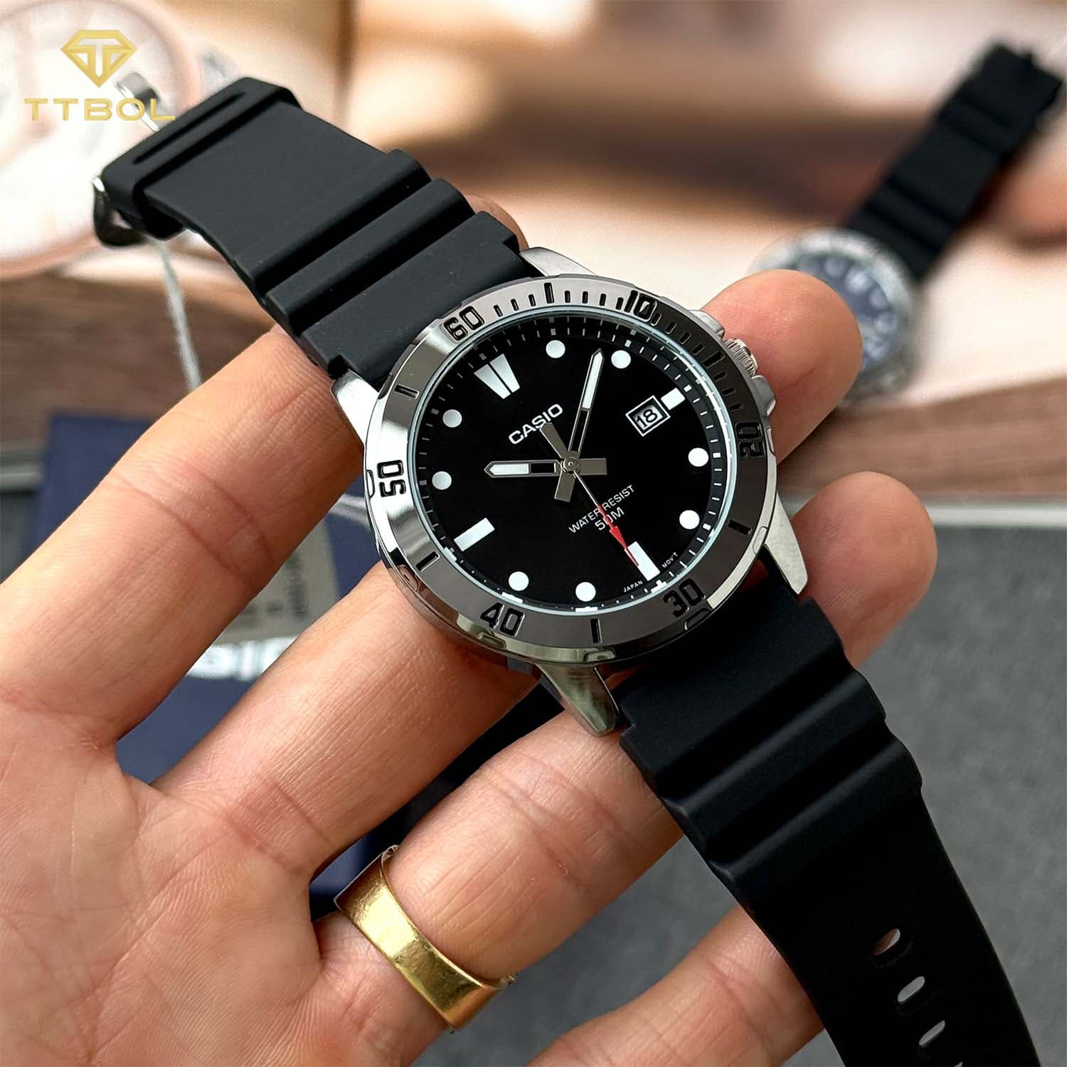 ساعت کاسیو Casio مردانه مدل MTP-VD01-1EV — تصویر ۱۰