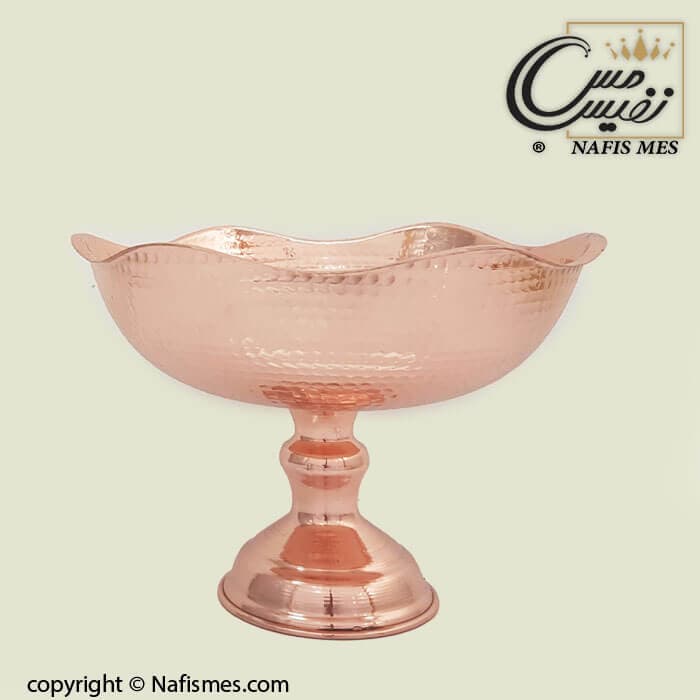 شکلات خوری مسی چکشی طرح نفیس